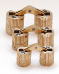 Brass Cylinder invisible hinge, Similar To # Wt899 ,14Mm