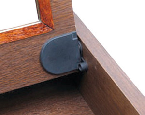 Self-Close Dampening Hinge, Face Plate White