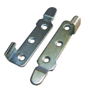 Heavy Duty Bed Fittings, Zinc 7/8" X 7/8" X 3-3/4" Set