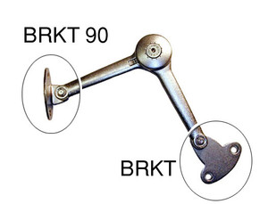 Delta Brackets, De-Mount Bracket Nickel Plated