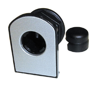 Vertical Glass Door Locks,Satin Nickel