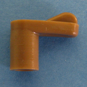 Window Clip Tan 7/16", Pkg of 100
