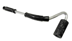 3" Wide Pressure Roller, Bent Arm Black