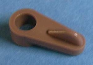 Window Clip Tan 1/16", Pkg of 100