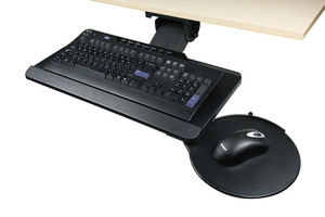 CompX Better Arm and Basic Tray with Mouse Platform, Black CompX Better Arm and Basic Tray with Mouse Platform, Black
