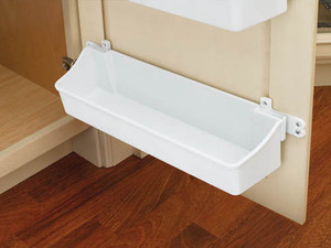 Door Storage 2 Trays With Adjustable Door Mount Brackets Sink & Base Accessories