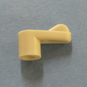 Window Clip Almond 1/4", Pkg of 1000