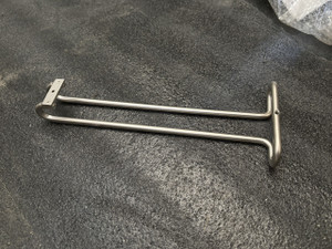 Under Cabinet  Wine & Stemware Rack Satin Nickel