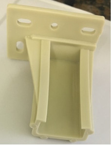 1 Pair Rear Supports Brackets Sockets For Epoxy Coated Euro Slides ,About 2"Long 7/8" high #80 1 Pair Rear Supports Brackets Sockets For Epoxy Coated Euro Slides ,About 2"Long 7/8" high #80