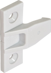 Push-In Fitting, AS Frame Component Keku System, White, with wood screws Push-In Fitting, AS Frame Component Keku System, White, with wood screws