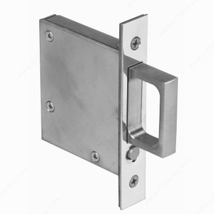 Spring-loaded Edge Pull, Finish Brushed Oil-Rubbed Bronze