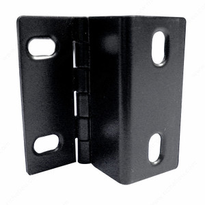 Traditional Metal Wraparound L Hinge - 0202, Finish Black, Finish Number 90 Traditional Metal Wraparound L Hinge - 0202, Finish Black, Finish Number 90