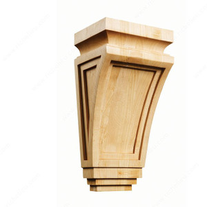 Mission & Shaker Corbel - MS8, Height - Overall Dimensions 12 in, Depth - Overall Dimensions 4 3/4 in Mission & Shaker Corbel - MS8, Height - Overall Dimensions 12 in, Depth - Overall Dimensions 4 3/4 in