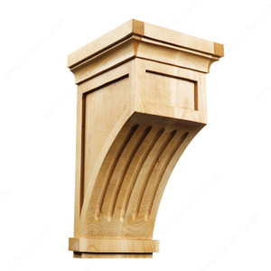 Mission & Shaker Corbel - MS16, Height - Overall Dimensions 13 in, Depth - Overall Dimensions 7 1/2 in, Width 7 in Mission & Shaker Corbel - MS16, Height - Overall Dimensions 13 in, Depth - Overall Dimensions 7 1/2 in, Width 7 in