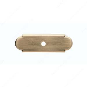 Cabinet Escutcheon 0975, Finish Polished Brass Cabinet Escutcheon 0975, Finish Polished Brass