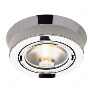 20W Recessed or Surface-Mounted Halogen, Pocket- hole installation, Finish Chrome 20W Recessed or Surface-Mounted Halogen, Pocket- hole installation, Finish Chrome