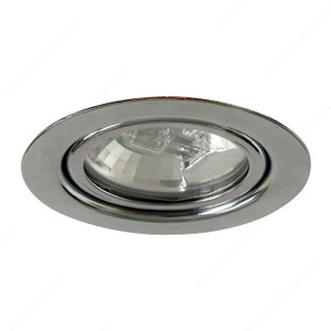 20W Halogen, Recessed or Surface-Mounted, Transformer included., Style Contemporary, Finish White, Kit 3 Lamps