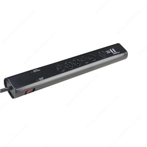 Power Bar with USB, 2 powered 2.1A USB charge ports, Power Bar with USB, 2 powered 2.1A USB charge ports,