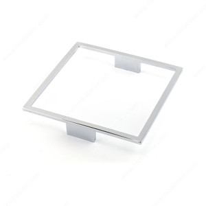 Contemporary Metal Pull - 1015, Finish Chrome Contemporary Metal Pull - 1015, Finish Chrome