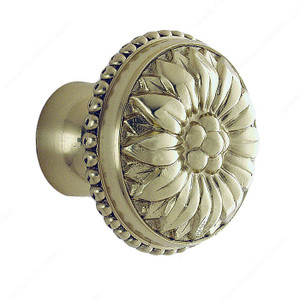 Cabinet Knob 1030 Series, Diameter - Overall Dimensions 1 3/8 in, Finish Polished Nickel, Projection - Overall Dimensions 1 1/8 in Cabinet Knob 1030 Series, Diameter - Overall Dimensions 1 3/8 in, Finish Polished Nickel, Projection - Overall Dimensions 1 1/8 in