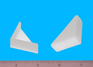 Wholesale BENECREAT 60Pcs 6 Style Plastic Triangle Corner Protector 