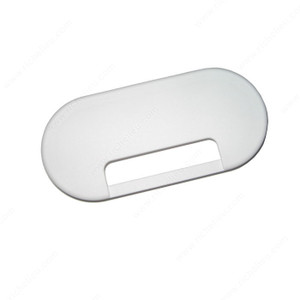 Oval Cable Grommet, Finish White PRO-PACK 3 Oval Cable Grommet, Finish White PRO-PACK 3