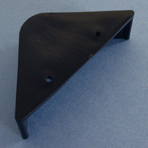 Corner Protector, 2" x 2", Black, Pkg of 100