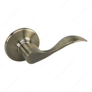 Wave Levers - 1102 Series, Finish Antique Brass PRO-PACK 2 Wave Levers - 1102 Series, Finish Antique Brass PRO-PACK 2