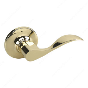 Wave Levers - 1102 Series, Finish Polished Brass PRO-PACK 2