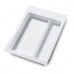 Utensil Divider, Width 298 to 349 mm, Finish White Utensil Divider, Width 298 to 349 mm, Finish White
