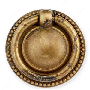 Traditional Brass Knob - 1221, Finish Oxidized Brass, Diameter - Overall Dimensions 40 mm PRO-PACK 2