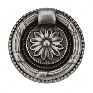 Traditional Brass Pull - 1223, Finish Faux Iron, Projection - Overall Dimensions 9 to 39 mm, Diameter - Overall Dimensions 37 mm