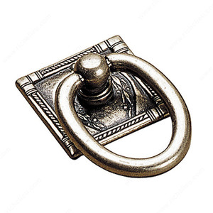Traditional Brass Pull - 1232, Finish Faux Iron