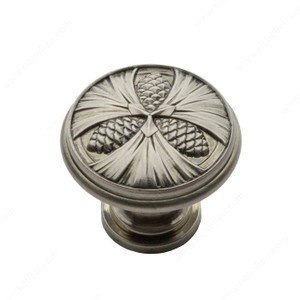 Cabinet Knob 1276/1277, Finish Old Silver Cabinet Knob 1276/1277, Finish Old Silver