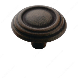 Traditional Zinc Knob - 1307, Finish Antique Rust PRO-PACK 2 Traditional Zinc Knob - 1307, Finish Antique Rust PRO-PACK 2