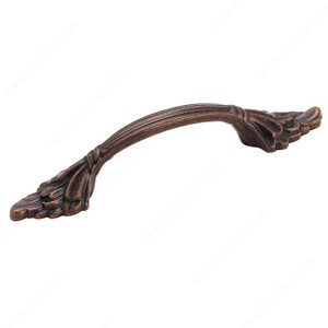 Eclectic Zinc Pull - 1330, Finish Rustic Bronze Eclectic Zinc Pull - 1330, Finish Rustic Bronze