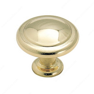 Traditional Zinc Knob - 1387, Finish Polished Brass PRO-PACK 2 Traditional Zinc Knob - 1387, Finish Polished Brass PRO-PACK 2