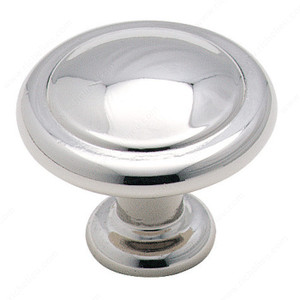 Traditional Zinc Knob - 1387, Finish Polished Chrome PRO-PACK 2 Traditional Zinc Knob - 1387, Finish Polished Chrome PRO-PACK 2