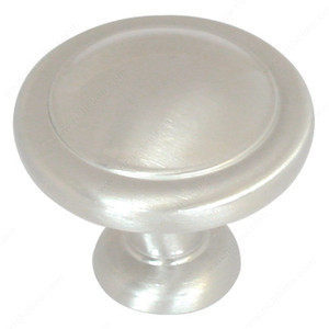 Traditional Zinc Knob - 1387, Finish Satin Nickel PRO-PACK 2 Traditional Zinc Knob - 1387, Finish Satin Nickel PRO-PACK 2