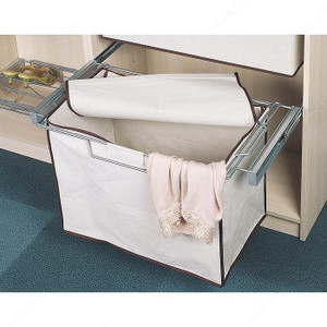 Pull-Out Fabric Basket, Width 24 in, Height 19 in Pull-Out Fabric Basket, Width 24 in, Height 19 in