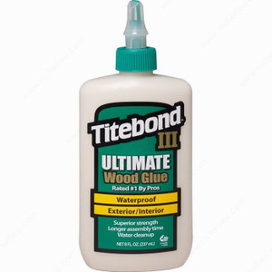 Titebond III Ultimate Wood Glue, Volume 8 oz Titebond III Ultimate Wood Glue, Volume 8 oz
