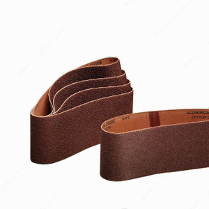 Portable Sanding Belts, Width 3 in, Length 24 in, Grit 50, Grit Texture Coarse