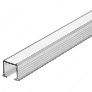 Single Running Track Predrilled for Screws. CLIPO 15 H, Single Running Track Predrilled for Screws. CLIPO 15 H,