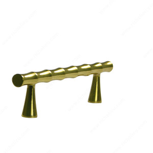 Traditional Forged Iron Pull - LC15, Finish Polished Brass, Material Brass Traditional Forged Iron Pull - LC15, Finish Polished Brass, Material Brass