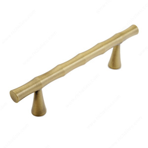 Traditional Forged Iron Pull - LC15, Finish Antique Brass, Material Brass Traditional Forged Iron Pull - LC15, Finish Antique Brass, Material Brass