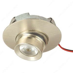 Richelieu's 3W LED Invoke with Tilt & Swivel, 20? swivel, Light Color Cool White, Kelvin Color Temperature 5,000 ?K - 6,500 ?K, Luminous Flux 170 Lumen