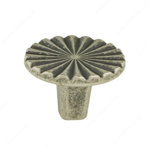 Transitional Metal Knob - 1570, Finish Faux Iron, Center to Center 30 mm PRO-PACK 2