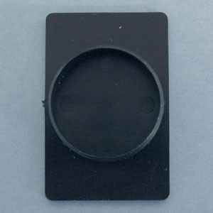 Hinge Cover Black 35mm, Bag of 2