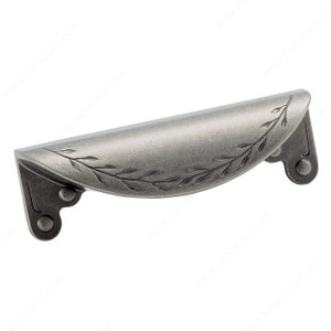 Eclectic Zinc Cup Pull - 1582, Finish Weathered Nickel Eclectic Zinc Cup Pull - 1582, Finish Weathered Nickel