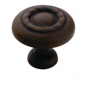 Transitional Zinc Oversized Knob - 1585, Finish Antique Rust, Diameter 11 in PRO-PACK 2 Transitional Zinc Oversized Knob - 1585, Finish Antique Rust, Diameter 11 in PRO-PACK 2
